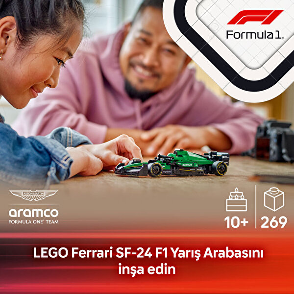 LEGO Speed Champions Kick Sauber F1 Team C44 Yarış Arabası 77247