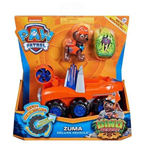 Paw Patrol Sürpriz Dino Rescue Deluxe Araçlar Zuma