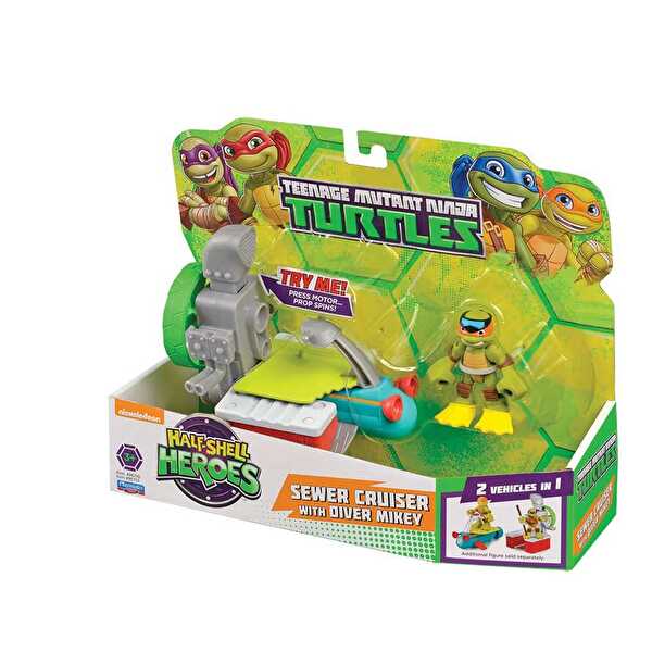 Ninja Turtles Heroes Mini Figür ve Arabası