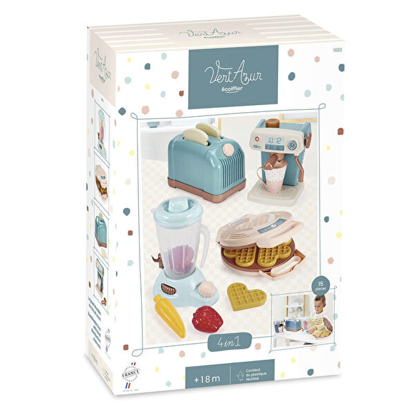 Ecoiffier 4'ü 1 Arada Ev Aletleri Seti