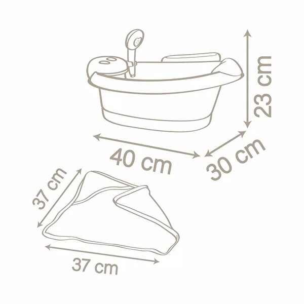 Smoby Baby Nurse Bebek Küveti