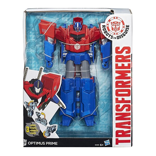 Transformers Robots In Disguise 3 Adımda Dönüşen Figür Optimus Prime