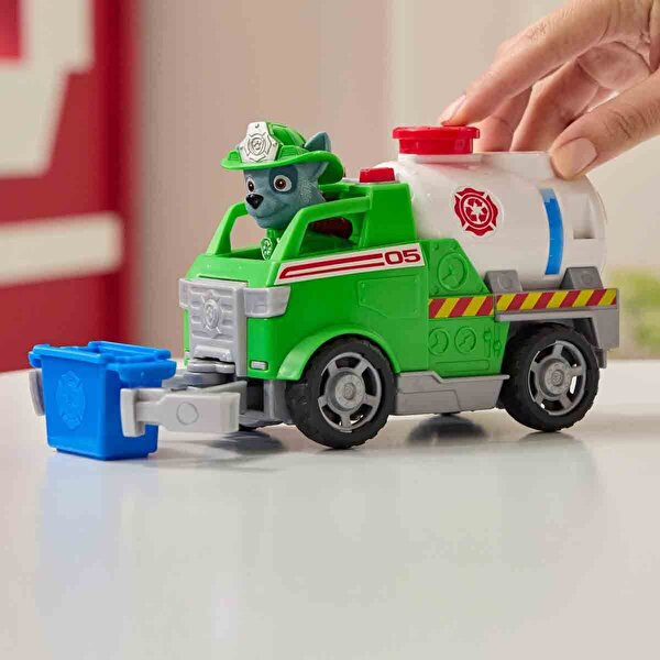 Paw Patrol Fire Rescue Figür ve Kurtarma Aracı Rocky