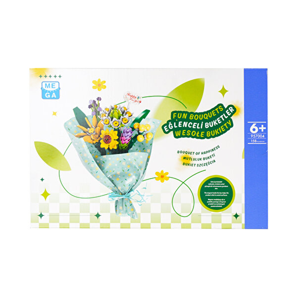 Fun Bouquets Eğlenceli Buketler Serisi Mutluluk Buketi Blok Seti 158 Parça