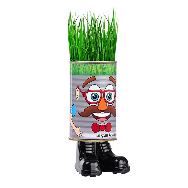 Konserve Bahçem Çim Adam Yetiştirme Kiti