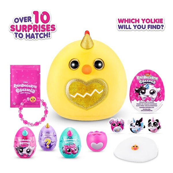 Rainbocorns Mini Eggzania Sürpriz Peluş Gold Boynuz