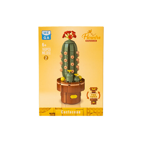 Mega Bitki Çiçekleri Kaktüs 192 Parça