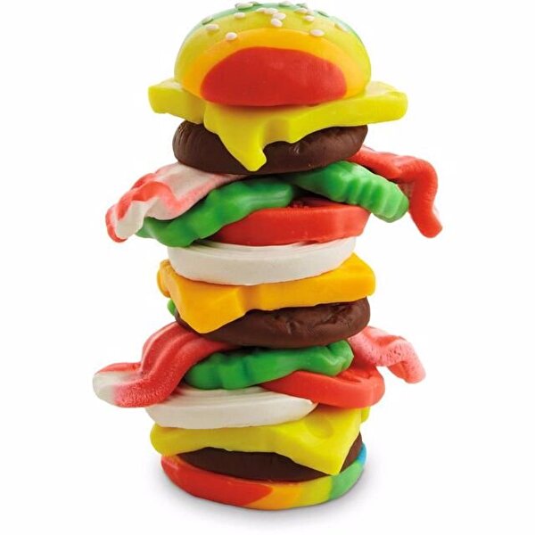 Play Doh Mutfak Atölyesi Hamburger ve Patates Kızartması Seti E5472