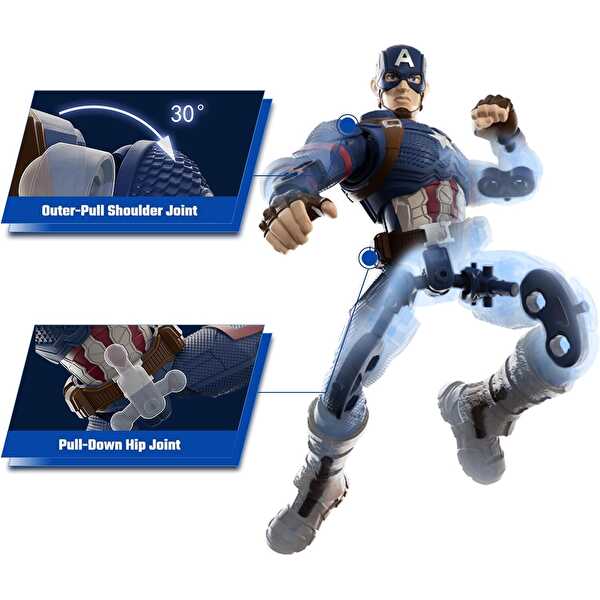 Blokees Marvel Avengers Infinity Saga Captain America Figür Yapım Seti 94 Parça