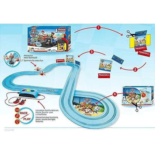 Carrera 1 First Paw Patrol Race Rescue