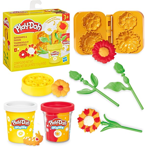 Play Doh Sunflowers & Daisies Flower Oyun Seti G2476