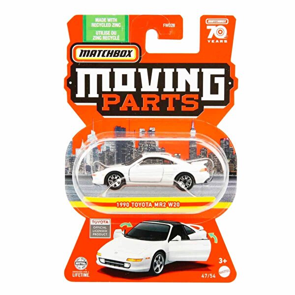 Matchbox 1:64 Arabalar 1990 Toyota MR2 W20 HLG32