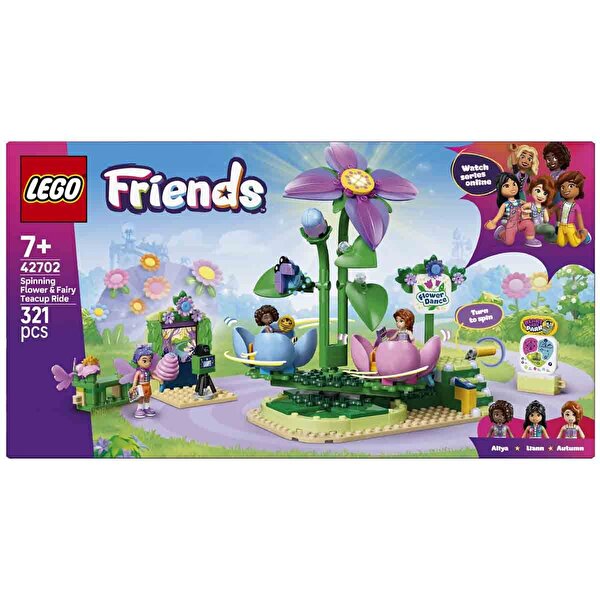 LEGO Friends Dönen Çiçek ve Peri Fincanı 42702