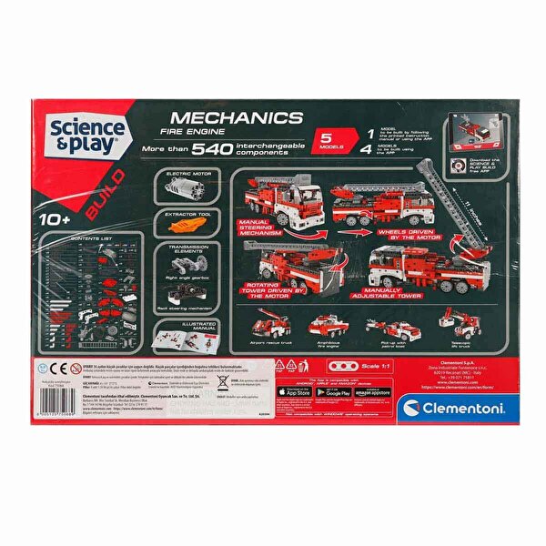 Clementoni Bilim ve Oyun: Mechanics İtfaiye Aracı