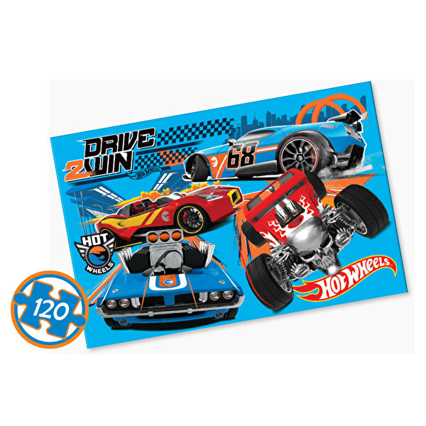 Kırkpabuç Hot Wheels Puzzle 120 Parça