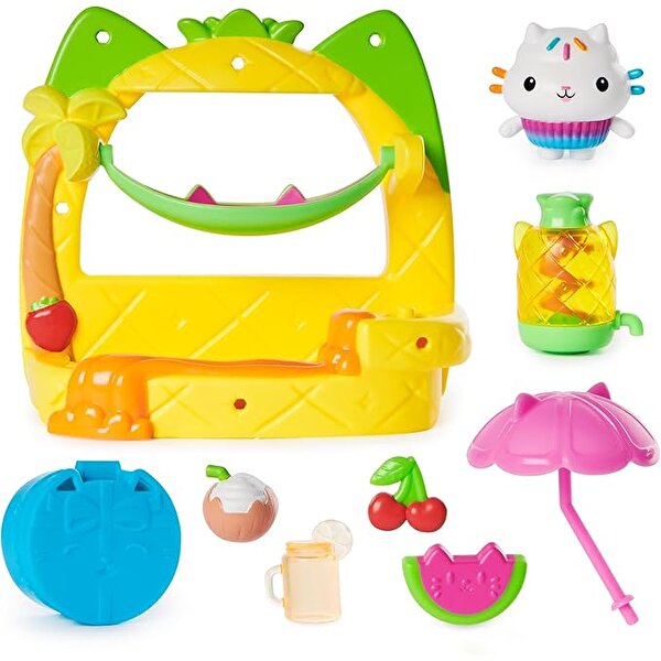 Gabby's Dollhouse Cakey's Fruit Smoothie Balcony Set