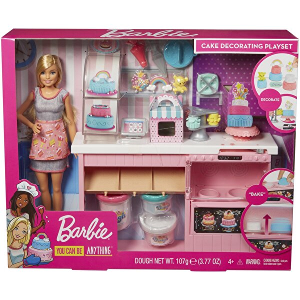 Barbie'nin Pasta Dükkanı Oyun Seti GFP59