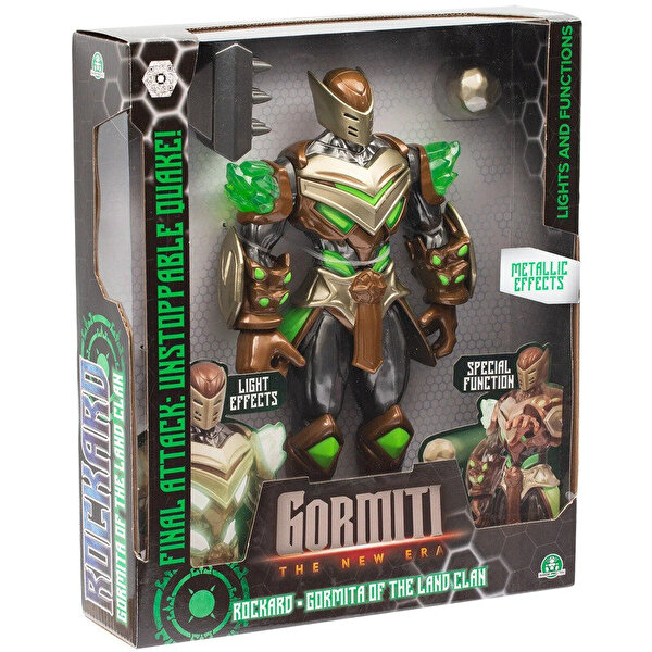 Gormiti Figür Gormiti & Hücum Işığı Rockard 27 Cm