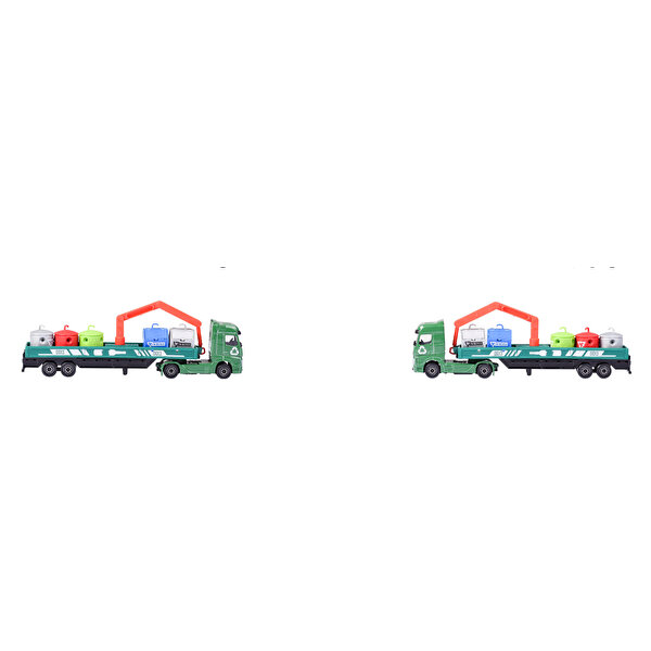 Majorette Transporter Serisi Mercedes Benz Actros Atık Taşıyıcı