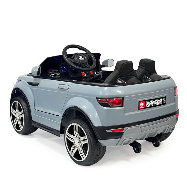 Akar Raptor GT Gri Uzaktan Kumandalı 4X2 12 Volt Akülü Araba