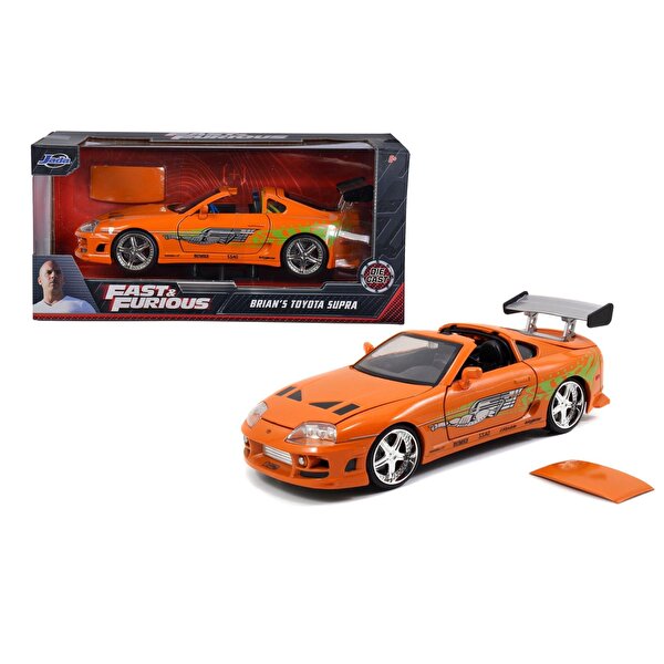 Jada 1:24 Fast Furious Brian’s Toyota Supra 1995 Model Araç