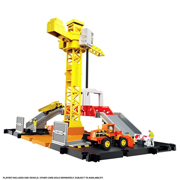 Matchbox Aksiyon Sürücüleri İnşaat Alanı Oyun Seti HDL33