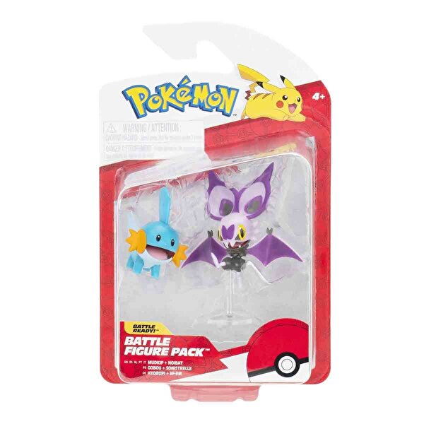 Pokemon Battle Fi̇gürler Mudkip Noibat