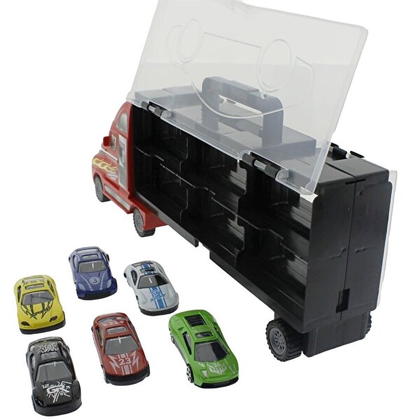 Taşınabilir Die Cast Metal Araçlı Kamyon LH500