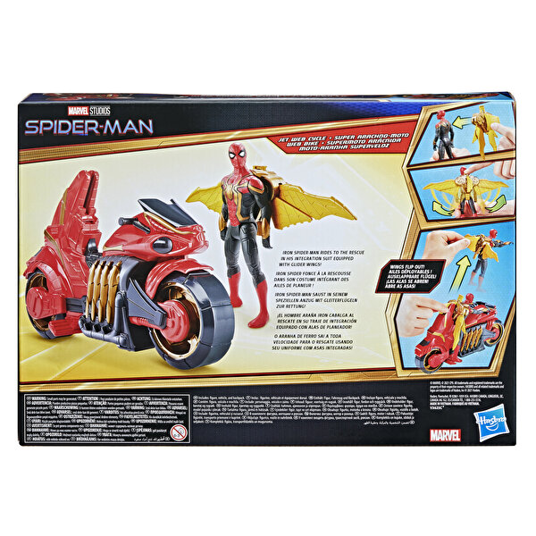 Spiderman 15 cm Motorlu Spiderman Figür F1110