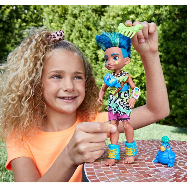 Cave Club Karakterleri Mavi Saçlı Slate Bebek GNL87