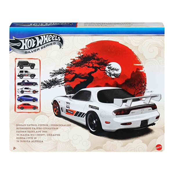 Hot Wheels 1:64 Silver Series Japon Temalı 6’lı Araba Seti JLB23