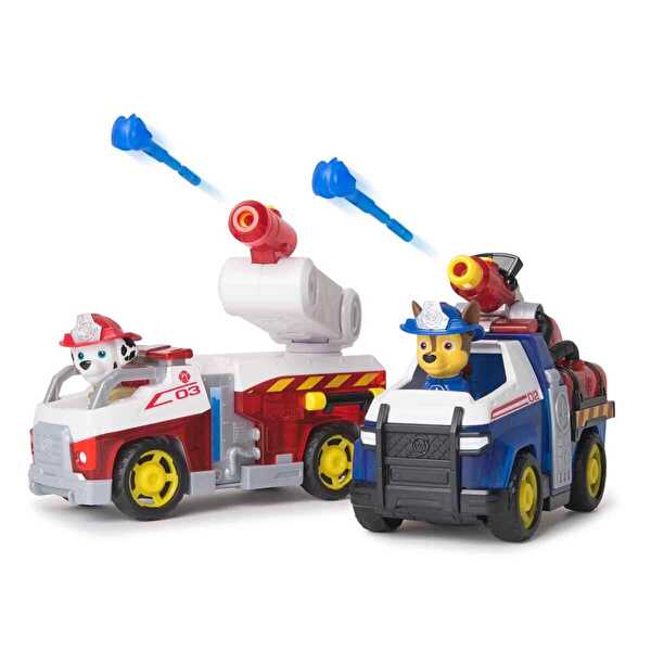 Paw Patrol Fire Rescue Roll & Rescue Görev Araçları ve 2’li Figür Seti