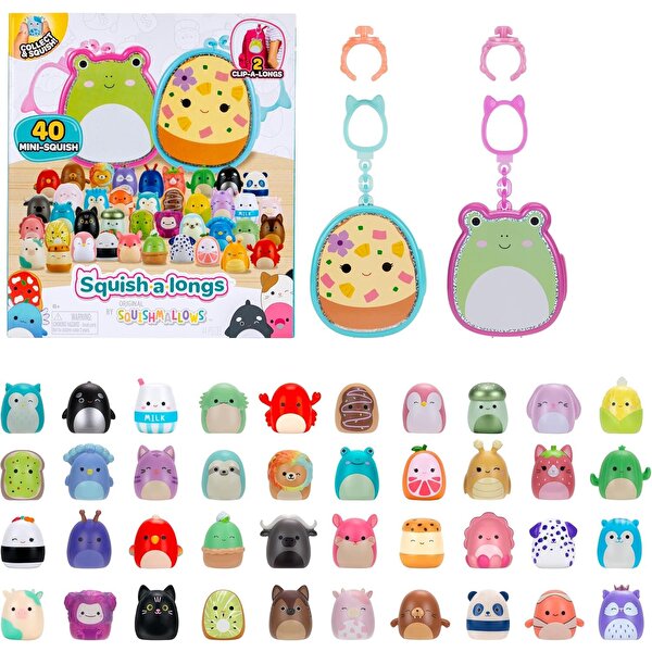 Squishmallows Squish-a-Longs 40’lı Mini Figür Seti