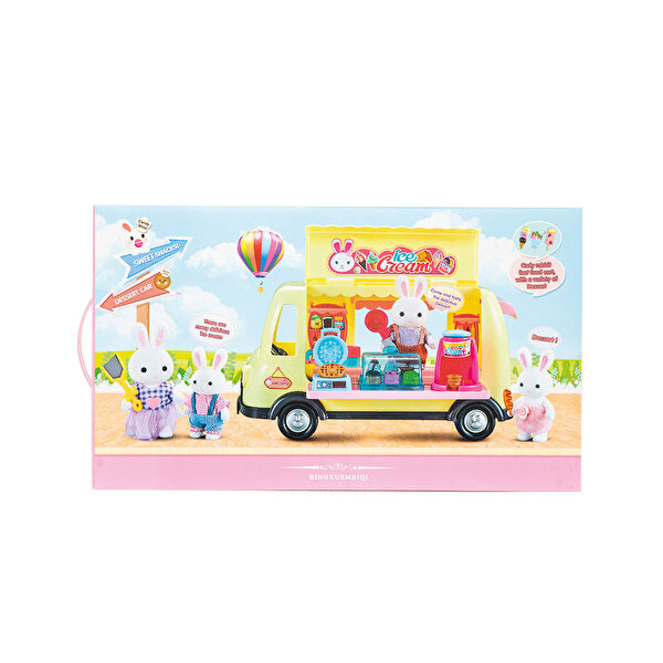 Bay Dreamy Mini Tavşan Dondurma Karavanı Oyun Seti