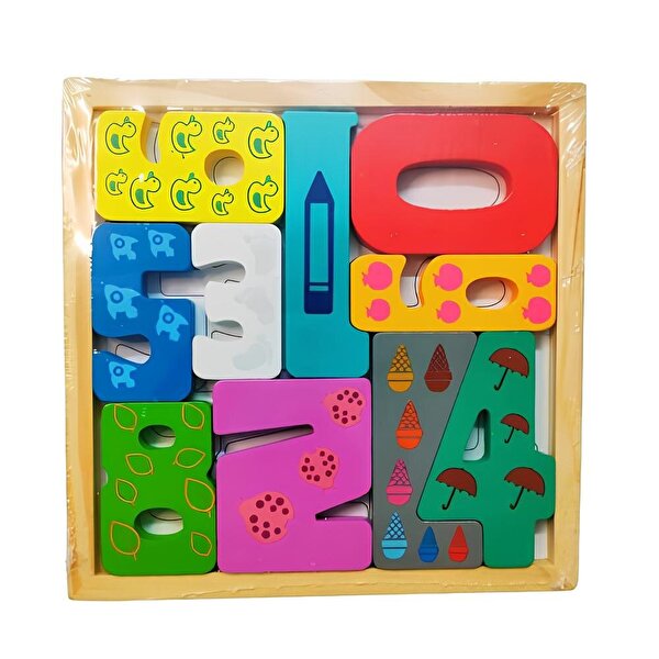 Ahşap 3D Yapboz Puzzle Rakamlar