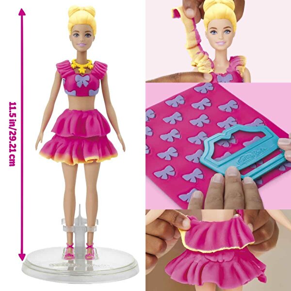 Play Doh Barbie Fırfırlar ve Fiyonklar Oyun Hamuru Seti G1361