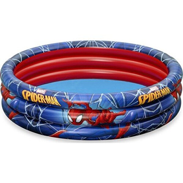 Bestway Spiderman Çocuk Havuzu 3 Bölmeli 122x30 Cm