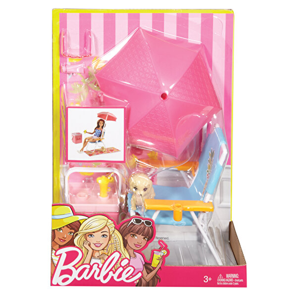 Barbie Açık Hava Dekorasyon Oyun Setleri