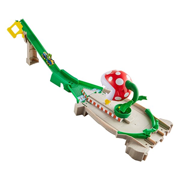 Hot Wheels Mario Kart Çılgın Yaratıklar Oyun Seti Piranha Plant Slide GFY47