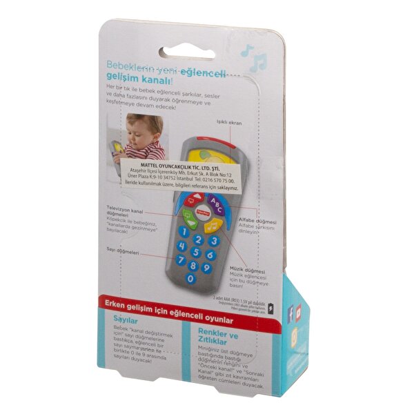 Fisher Price Eğlen ve Öğren Eğitici Köpekçiğin Uzaktan Kumandası DLK60