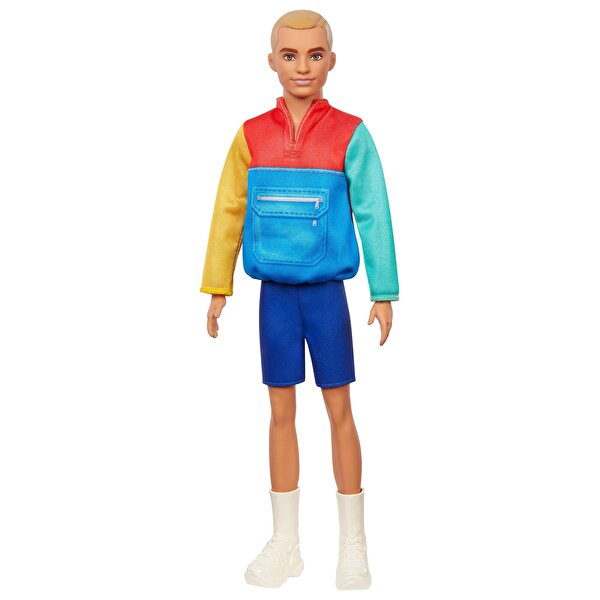 Barbie Yakışıklı Ken Bebekler Renkli Sweatshirt GRB88