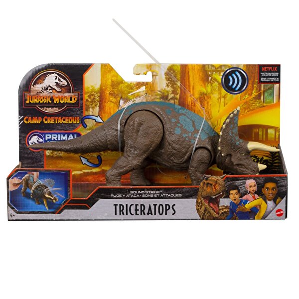 Jurassic World Sesli Dinozor Figürleri Triceratops GVH66