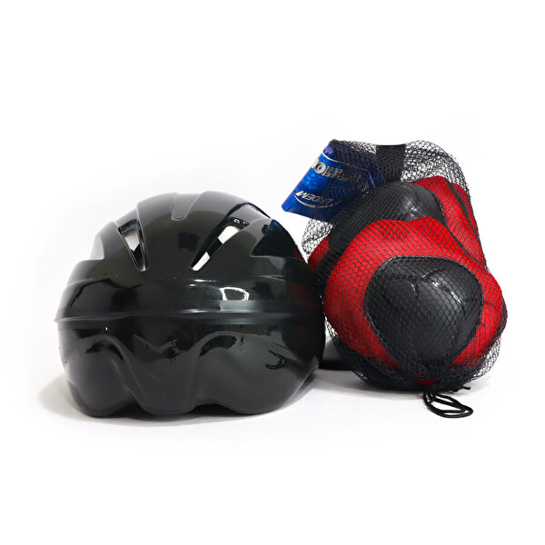 ST416 KORUYUCU SET KASKLI SİYAH