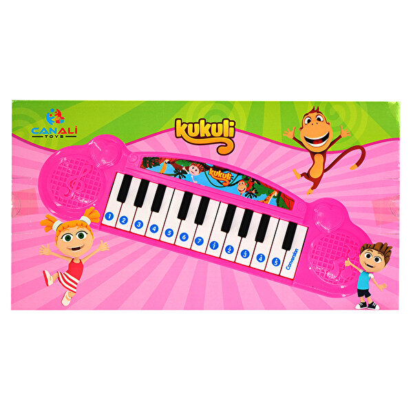 Kukuli İlk Elektronik Piyanom Pembe
