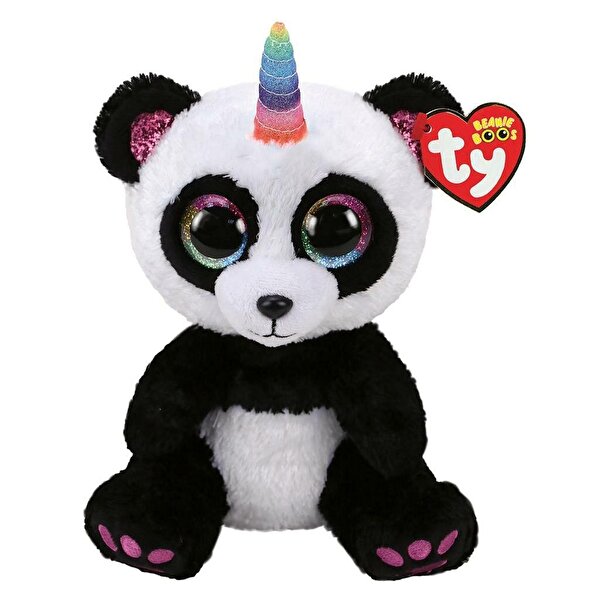 Ty Beanie Boos Paris Tek Boynuzlu Panda 24 cm.