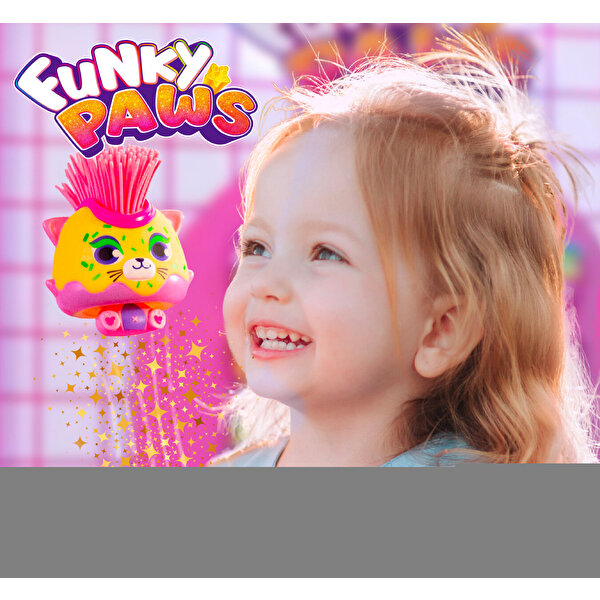 Funky Paws Uzayan Renkli Saçlar Pembe