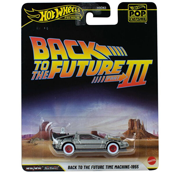 Hot Wheels Pop Culture Premium Arabalar Back To The Future Time Machine 1955 JHW94