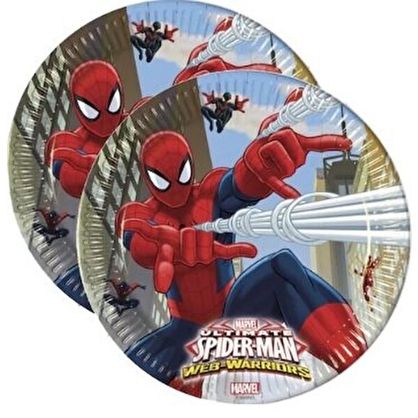 Spiderman Web Warriors Tabak - 8'li