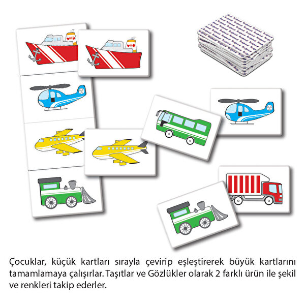 Kırkpabuç Aynısını Bulalım Hafıza Oyunu Taşıtlar