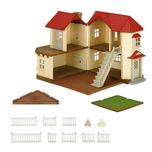 Sylvanian Families Kırmızı Çatılı Işıklı Şehir Evi 5302